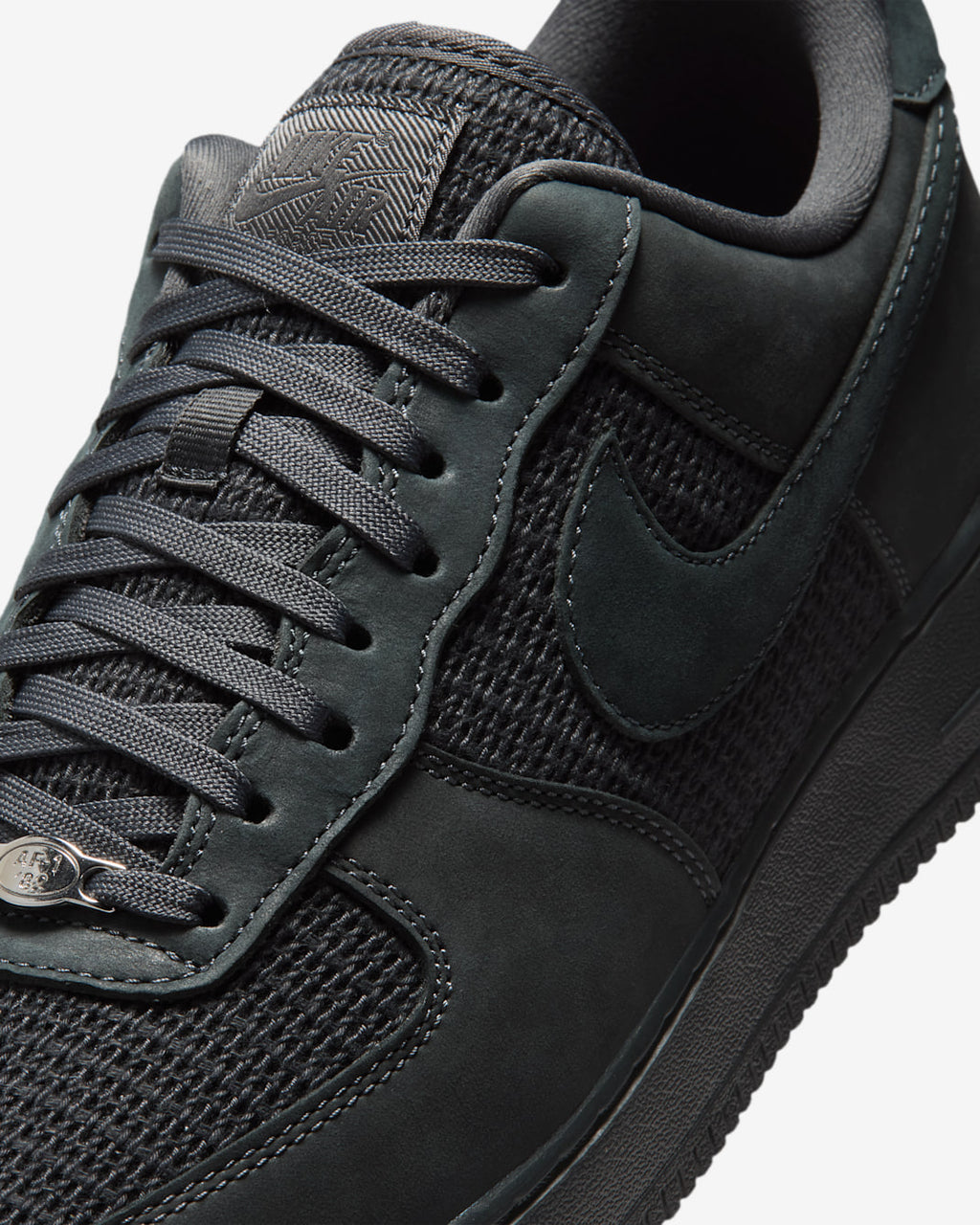 Nike AIR FORCE 1 07 LOW LV8 SUMMER - ANTHRACITE/ANTHRACITE-OFF NOIR