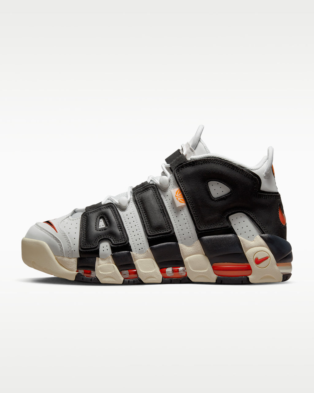 Nike AIR MORE UPTEMPO 96 FTL - PHOTON DUST/UNIV RED-TOTAL ORA
