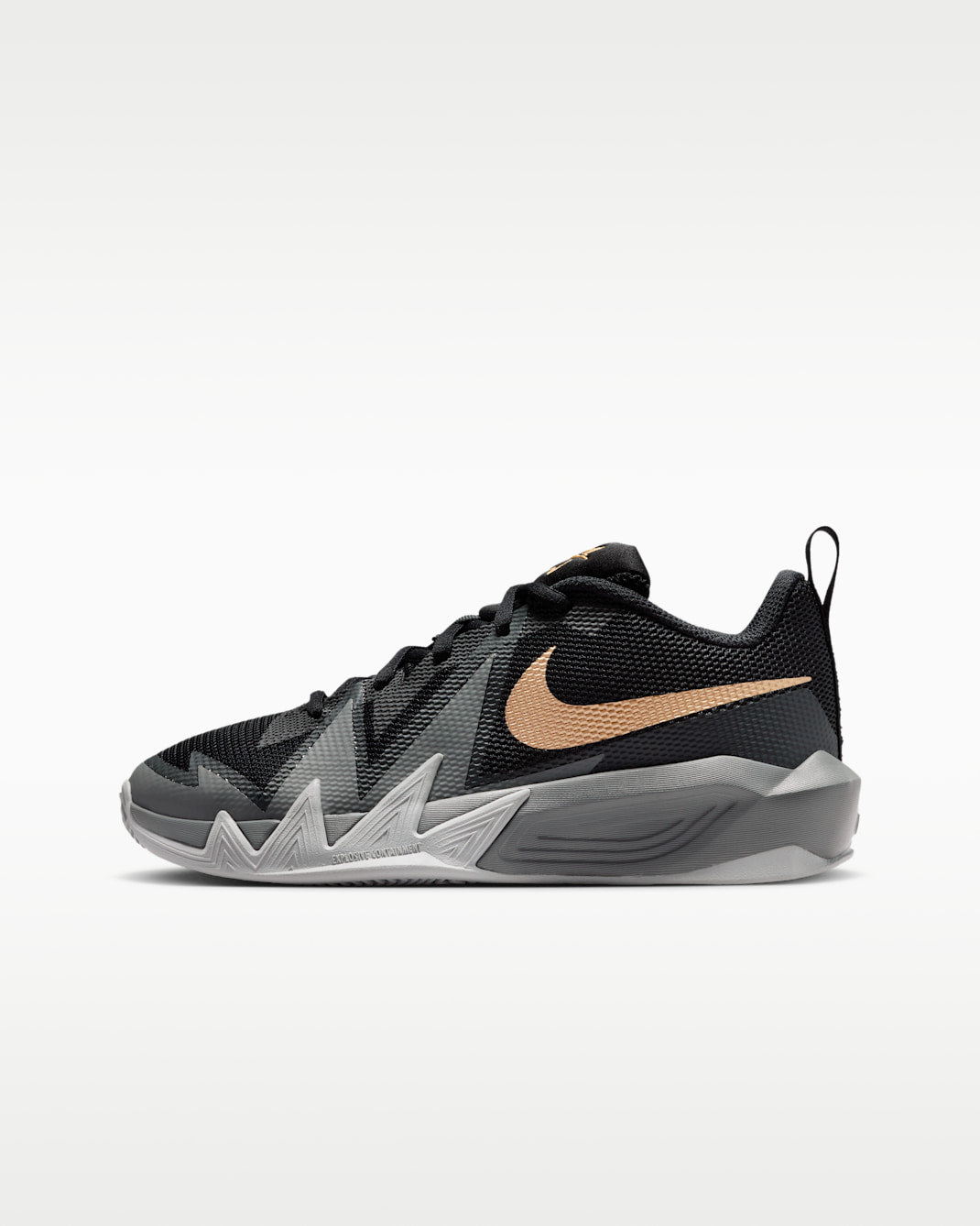 Nike NIKE S.T. DYNAMITE GS - BLACK/MTLC GOLD-WOLF GREY-SMOK