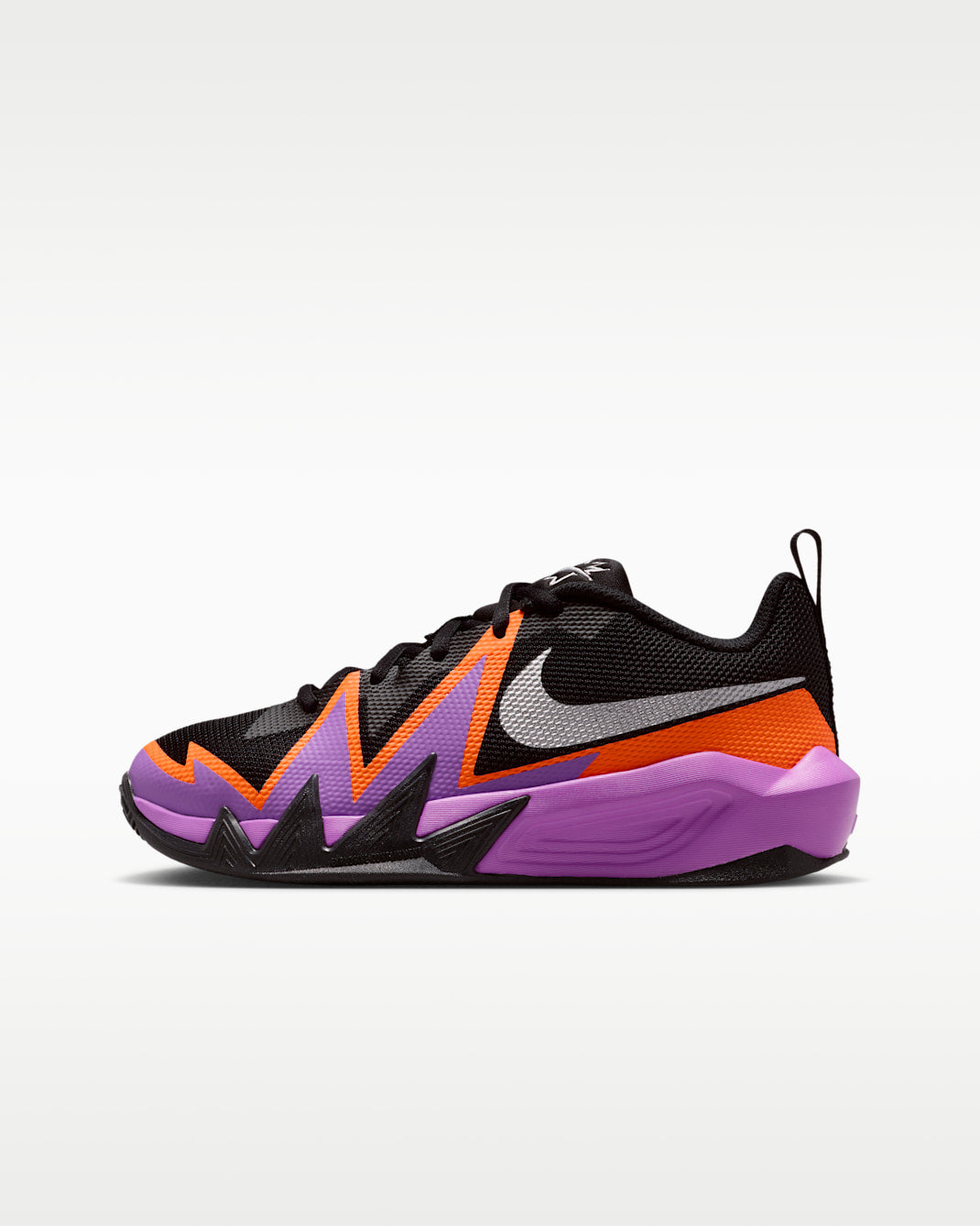 Nike NIKE S.T. DYNAMITE GS - BLACK/MTLC SILVER-BRT VIOLET-T