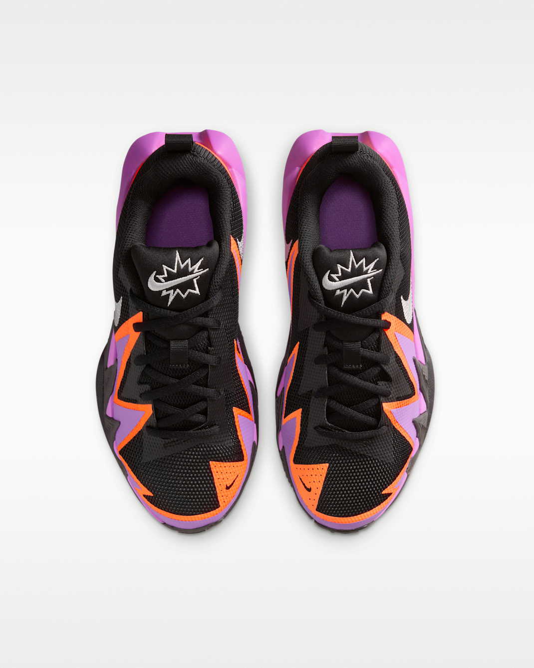 Nike NIKE S.T. DYNAMITE GS - BLACK/MTLC SILVER-BRT VIOLET-T