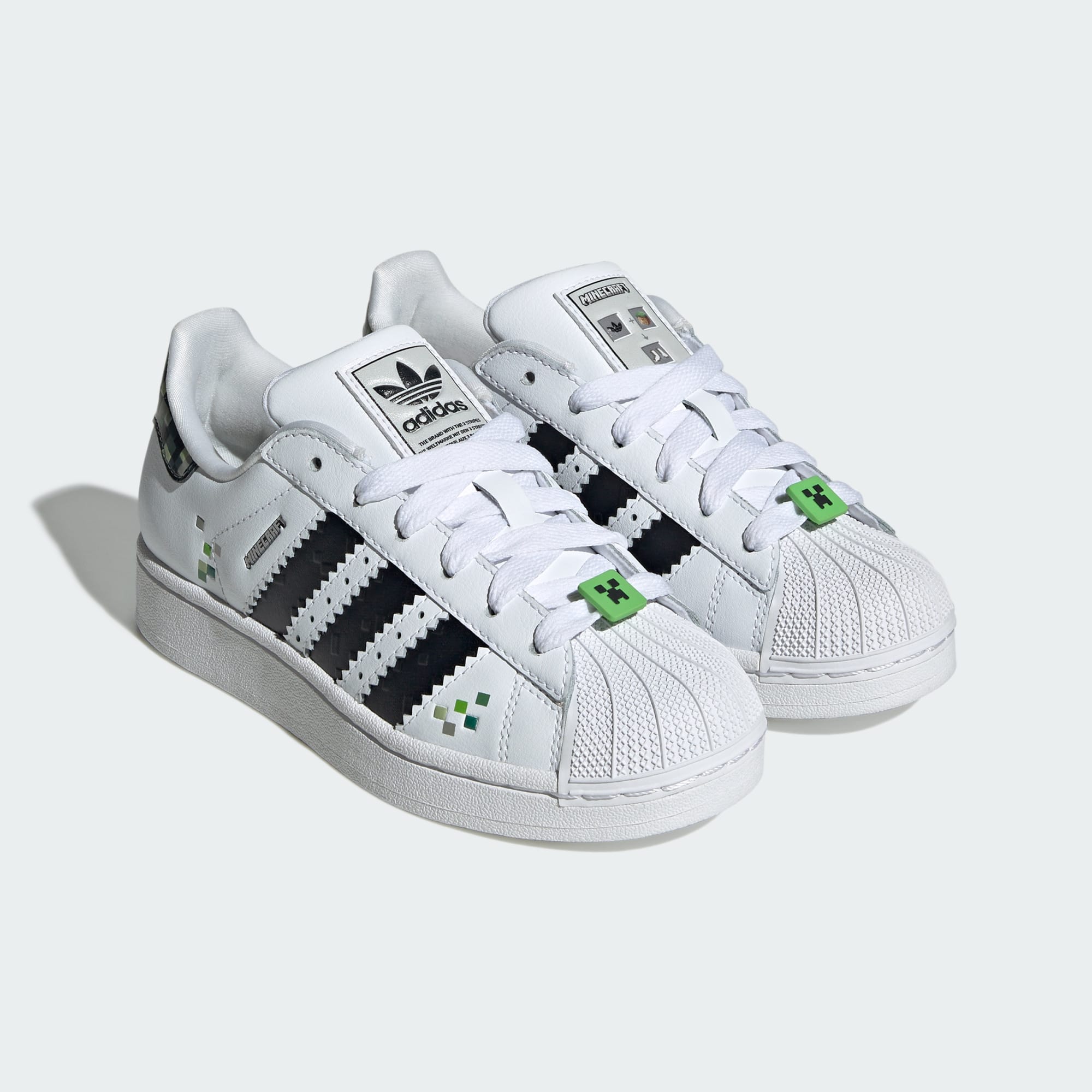 Adidas Superstar II x Minecraft Creeper