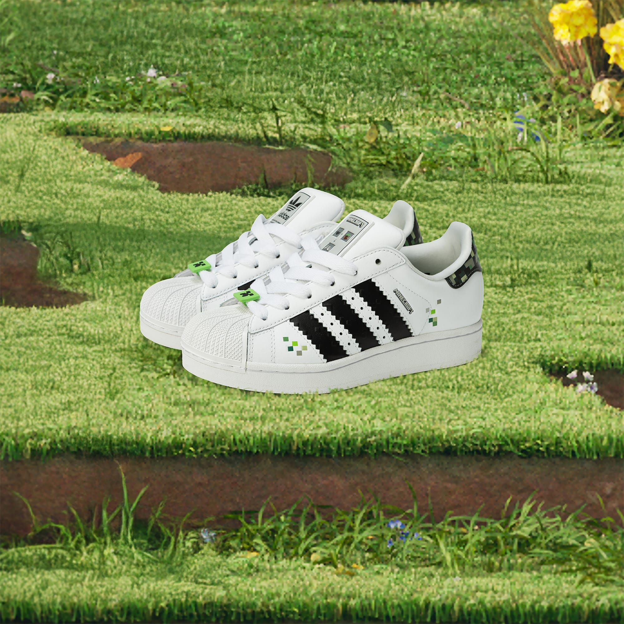 Adidas Superstar II x Minecraft Creeper