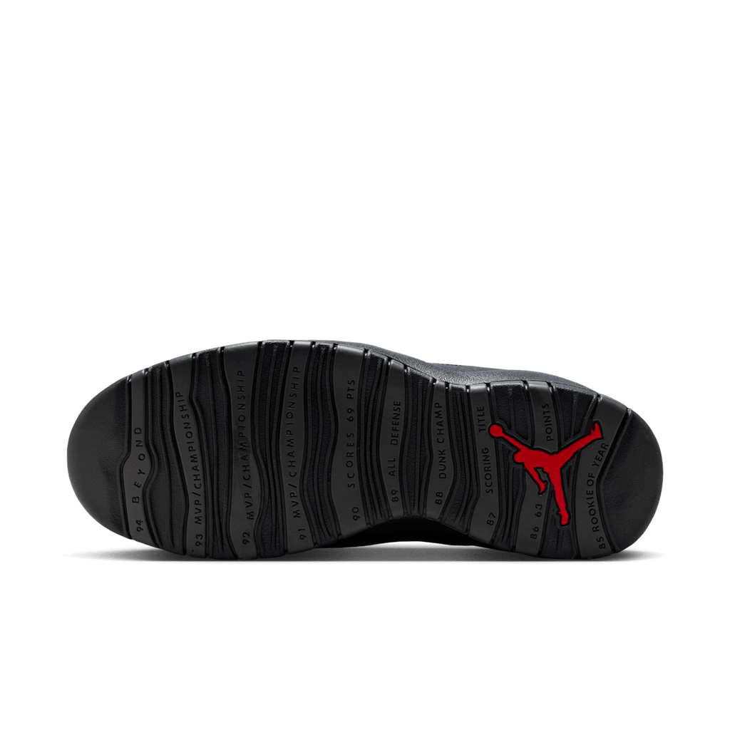 Air Jordan 10 Charred Grey and Black