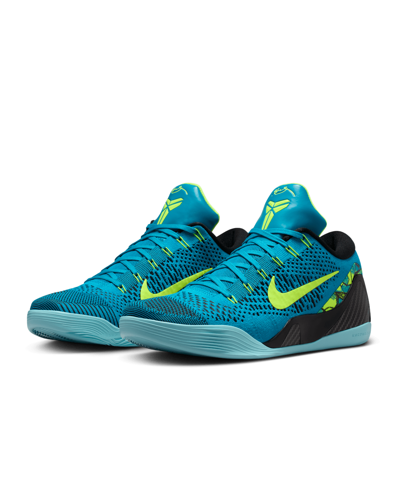 Kobe 9 Elite Low Protro,Neo Turquoise and Volt