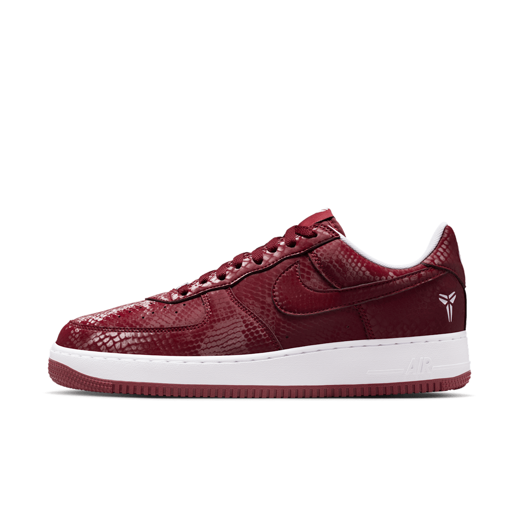 Kobe Air Force 1 Low "Lower Merion High: Away", Team Red