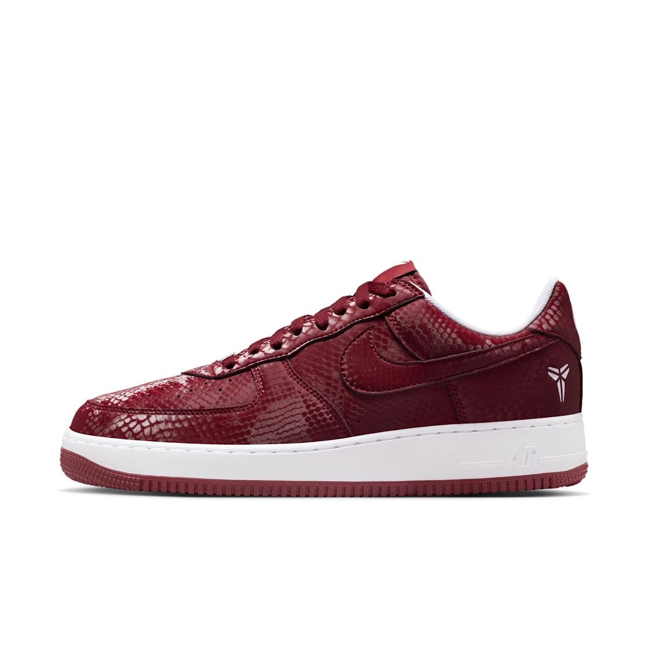 Kobe Air Force 1 Low "Lower Merion High: Away", Team Red