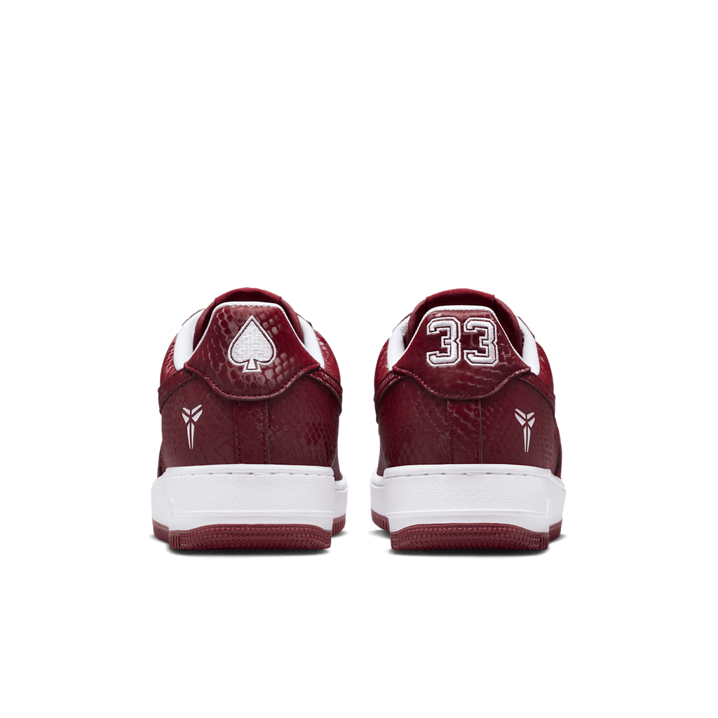 Kobe Air Force 1 Low "Lower Merion High: Away", Team Red