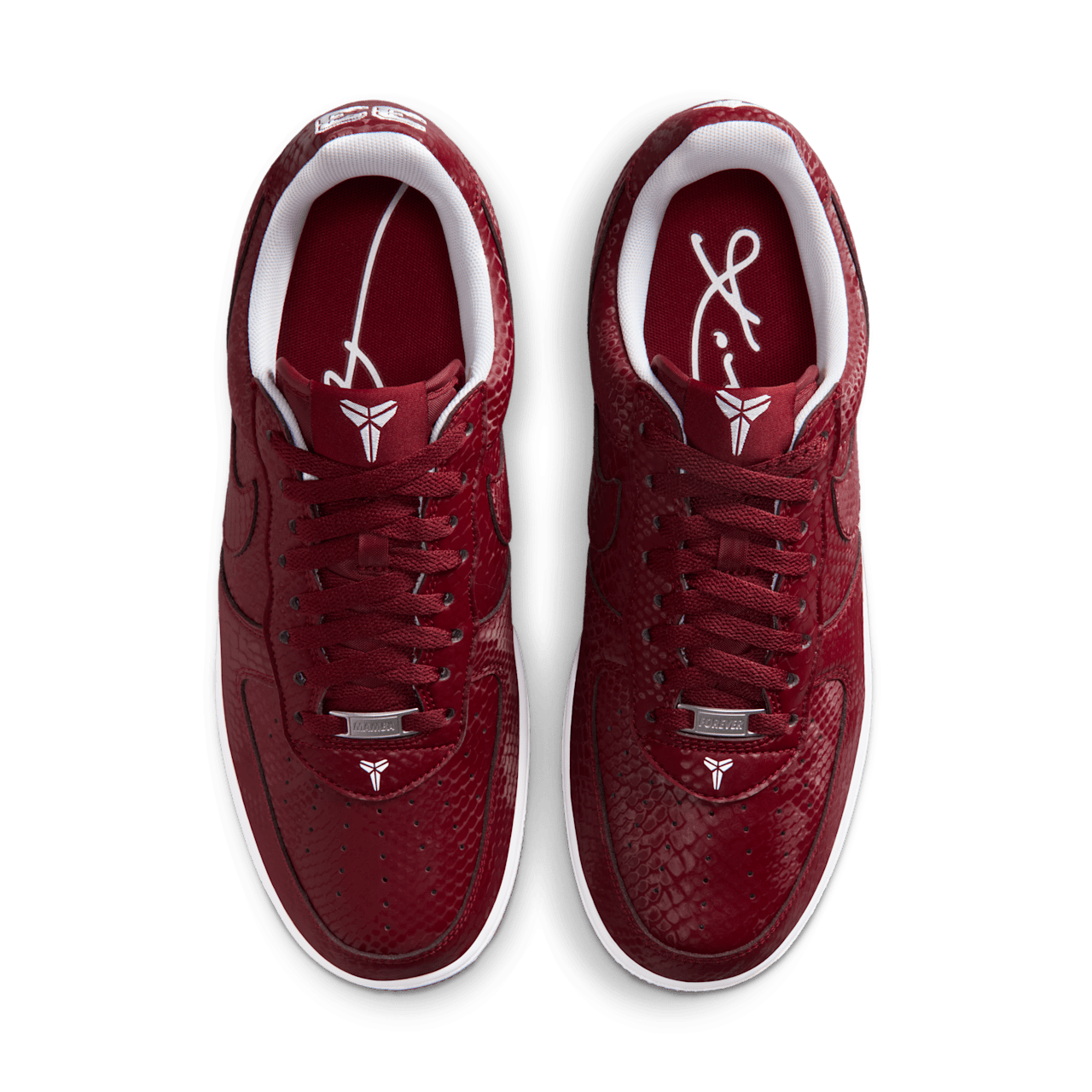 Kobe Air Force 1 Low "Lower Merion High: Away", Team Red